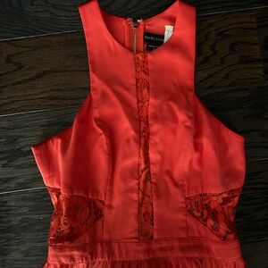 Marciano Redish-Orange Sleeveless Maxi Dress